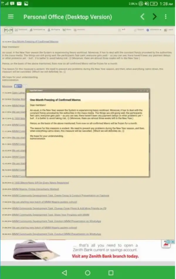 See Real Reason MMM Nigeria Was Frozen and Way Out (Must Read)